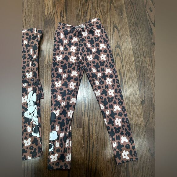 Bundle Zara Minnie Mouse Girls Leggings Brown - Picture 3 of 7
